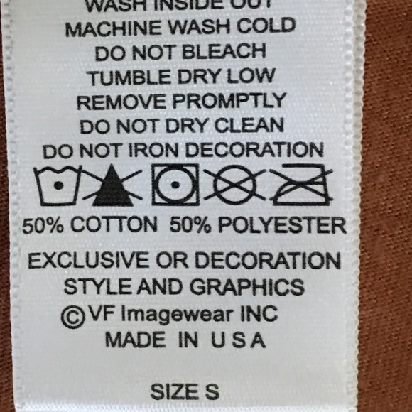 Harley Davidson, burnt orange sweaters, size small. - Picture 5 of 5